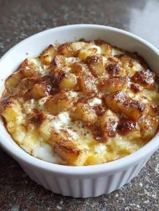 Baked Apple Cinnamon Cottage Cheese Breakfast Bowls – Warm, Cozy & Low-Carb