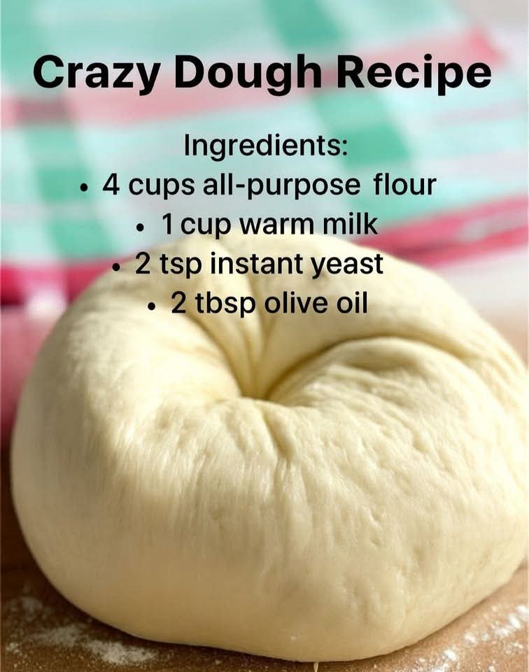Crazy Dough Recipe for Pizza, Cinnamon Rolls & More!