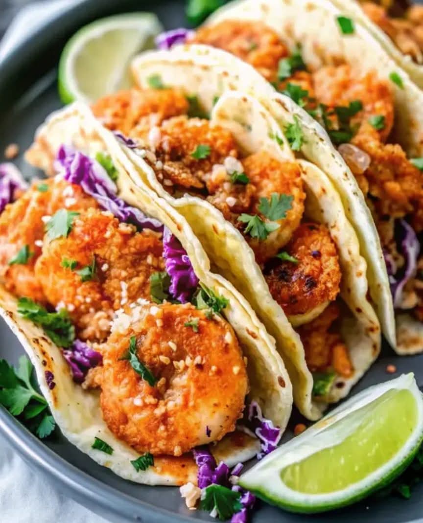 Healthy Shrimp Tacos – Fresh, Flavorful & Ready in Minutes