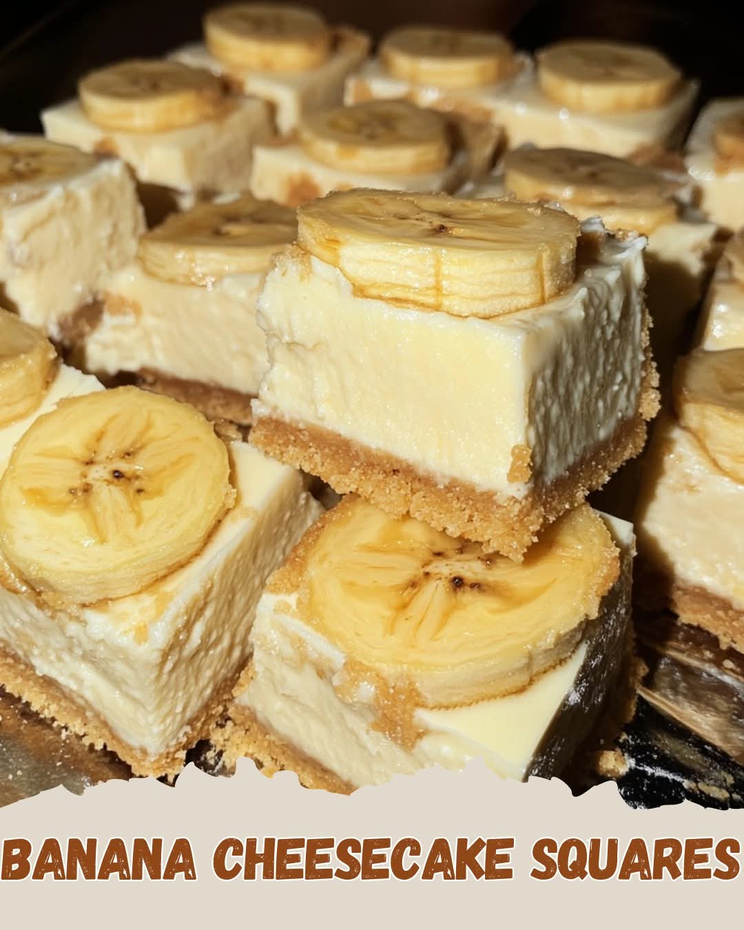 Banana Cheesecake Squares