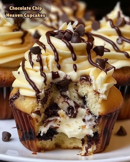 Chocolate Chip Heaven Cupcakes – A Bite of Pure Chocolate Bliss!