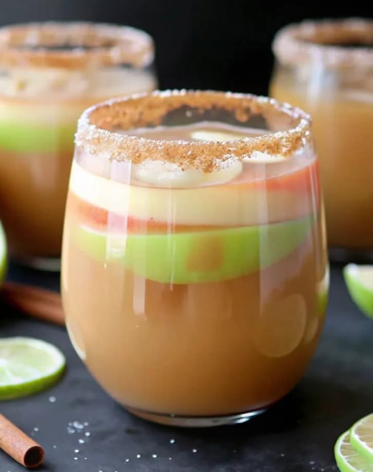 Easy Caramel Apple Mocktail