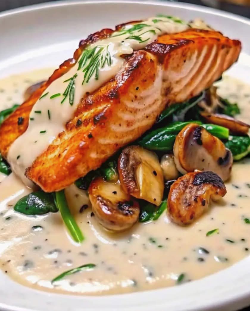 Garlic Butter Salmon Dinner