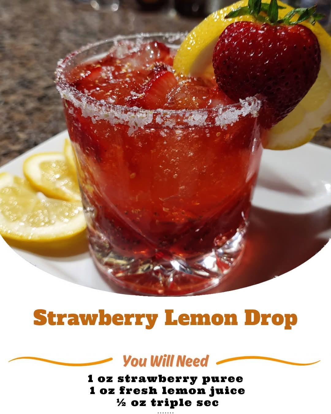 Strawberry Lemon Drop – A Sweet, Tangy & Bright Fruity Martini