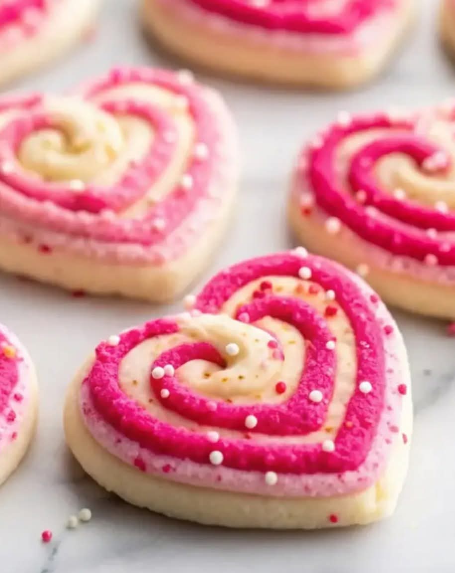 Valentine’s Day Swirl Cookies