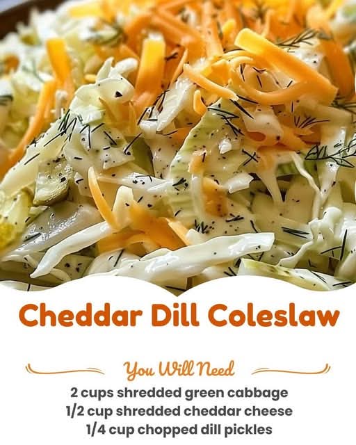 Cheddar Dill ColeslawCreamy, Crunchy & Totally Irresistible