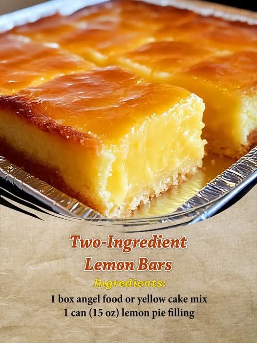 Two-Ingredient Lemon BarsLight • Fluffy • Lemony • Shockingly Easy